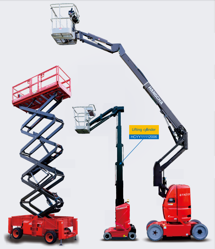 HCYY11112006 Good Quality Professional Factory 54kg Aerial Work Vehicles Lifting Hydraulic Cylinder for Sale