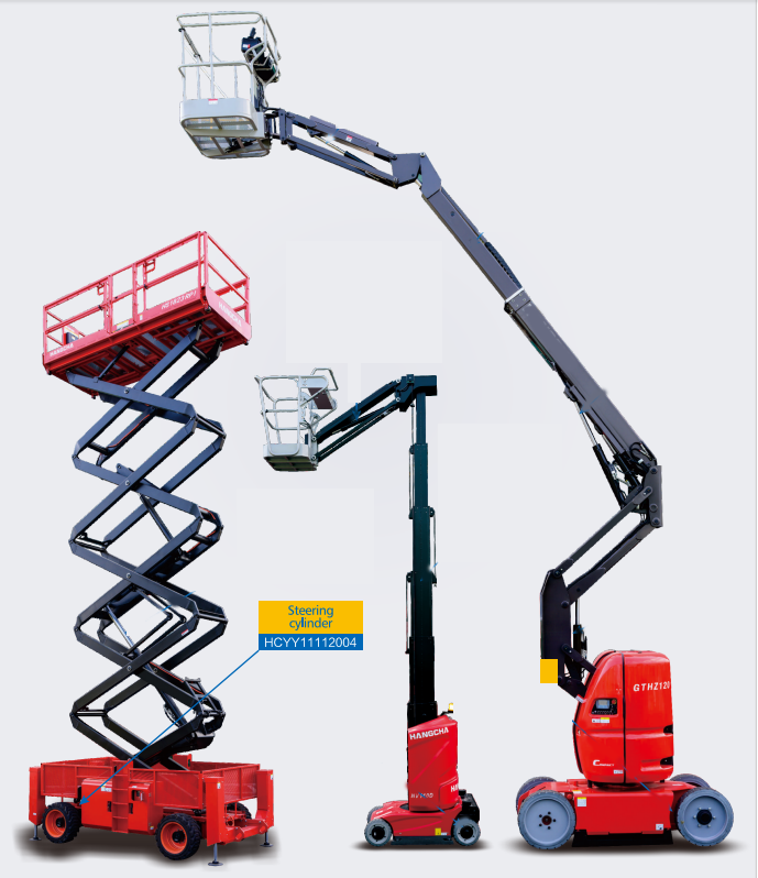 HCYY11112004 Good Quality Professional Factory 2.8kg Aerial Work Vehicles Steering Hydraulic Cylinder for Sale