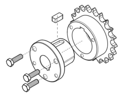 Low Price Guaranteed Quality Finished Bore QD Sprocket Chain & Sprocket in Steel and Stainless Steel