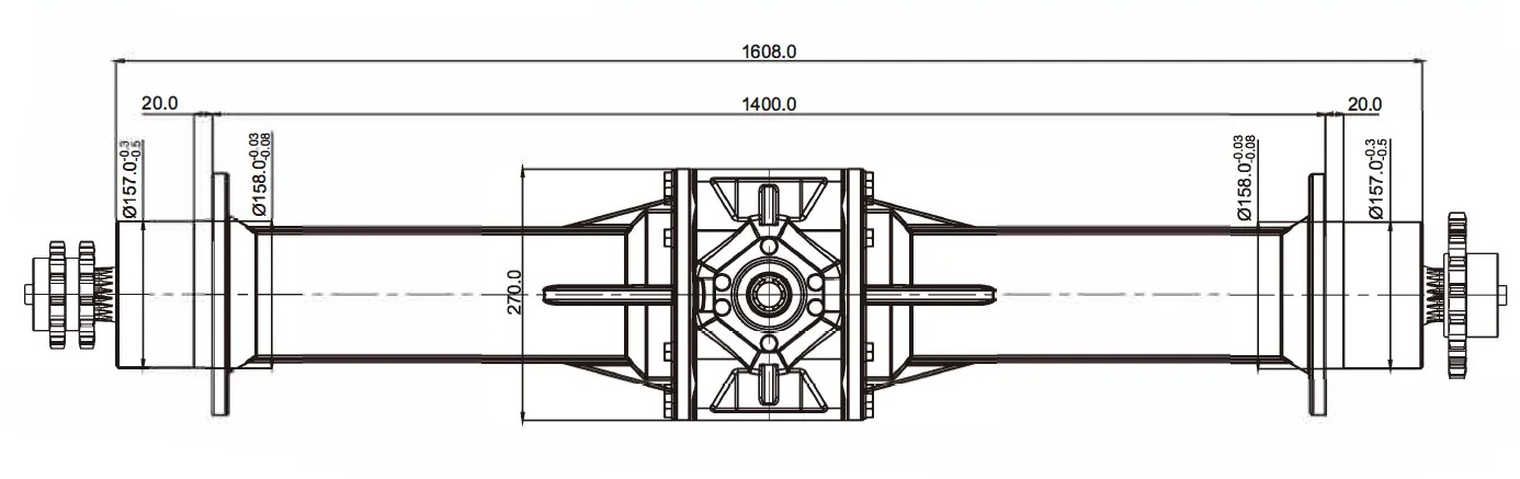 Agricultural Machinary Gear Drive Round Baler Gearbox Speed Reducer For Round Baler And Harvester
