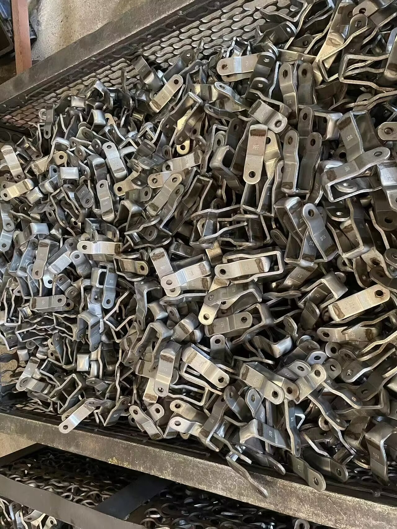 Factory 662 Steel pintle chain G28 Attachment Salt spreader chains and sprocket