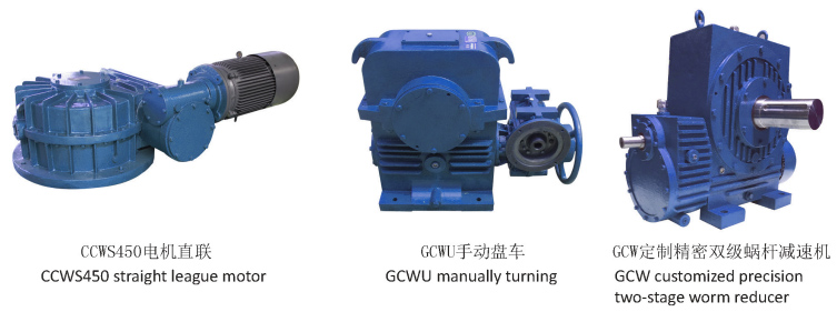 GCW Series Round Cyclind Double Stage Worm Gear Box Speed Reducer Gearbox