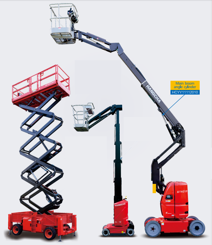 HCYY11112010 Good Quality Professional Factory 28kg Main Boom Angle Hydraulic Cylinder for Aerial Work Vehicles