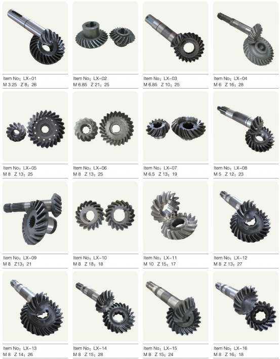 LX-8 Customized Good Quality Miter CNC All Material Stainless Steel Plastic Hypoid Helical Spiral Bevel Gear for Sale
