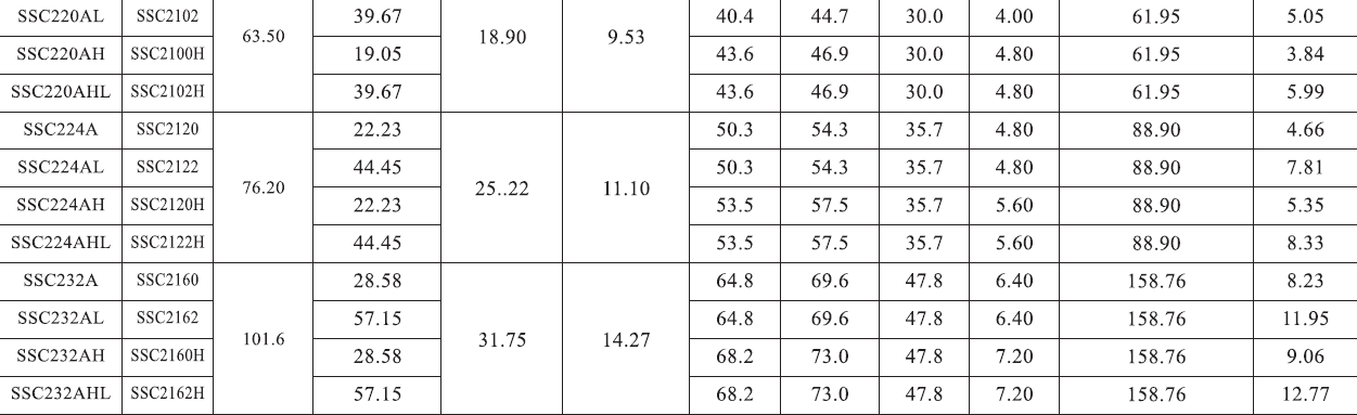 SSC210A SSC2050 Stainless Steel Double Pitch Conveyor Chain and Sprockets in Steel