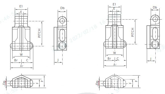 Ansi C55 Conveyor Cast C Combination Chain