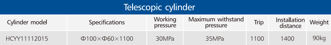 HCYY11112015 Professional Factory 90kg 35MPa Environmental Protection Equipment Telescopic Hydraulic Cylinder for Sale