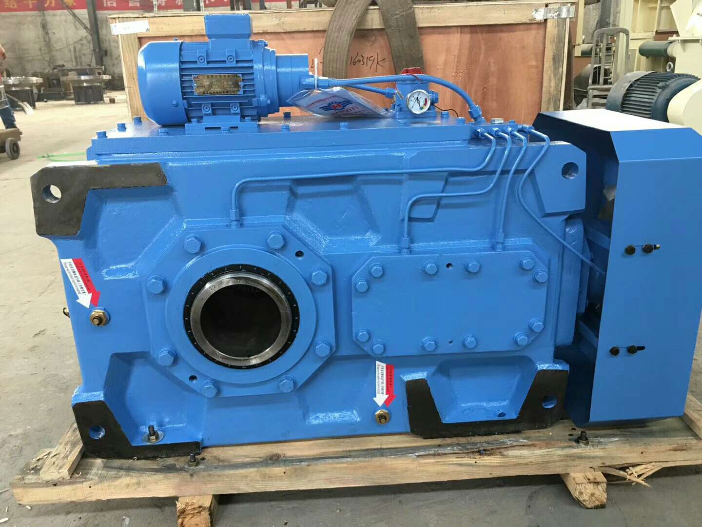 B series helical bevel gearbox 2 speed transmission right angle industrial gear units 3 phase reducer gear box motor