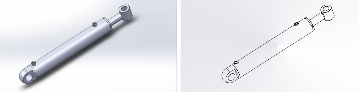 HCYY11112012 Good Quality Professional Factory 13kg Aerial Work Vehicles Steering Hydraulic Cylinder for Sale