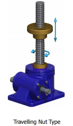 PG30-P4-F4-T-C-Y-500 Bronze Nut Low Gear Ratio Travelling Ball Nut Screw Jack for Automotive and Industry