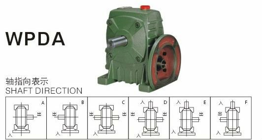 WPDA worm gearbox worm gear speed reducer wind turbine gearbox marine gearbox motor reductor gear transmission